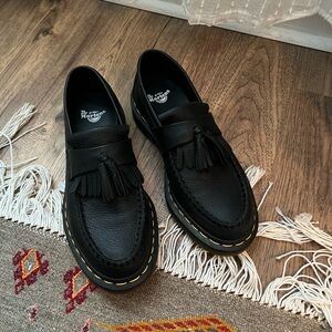 Dr. Martens Adrian Women’s leather tassel loafers.